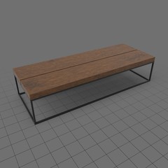 Long coffee table