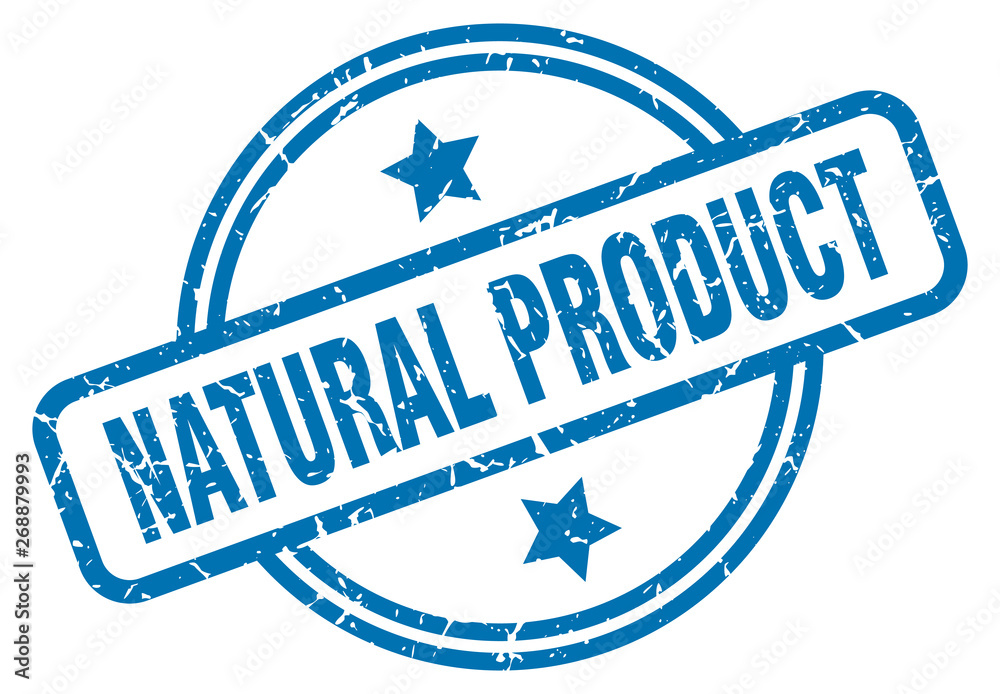 Wall mural natural product grunge stamp