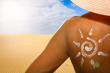 Woman body and summer time 