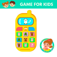 Game for kids. Activity page with pictures. Sudoku with animals. Logical thinking training. Cartoon style