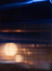 Polycarbonated sheetilluminated with lighting in repeat pattern / interior material lighting...
