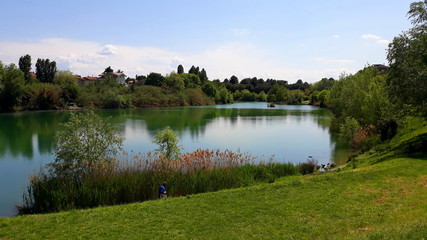 Parco Giovanni Paolo II, Lago Maryiotti - Rymini, Włochy © robert6666