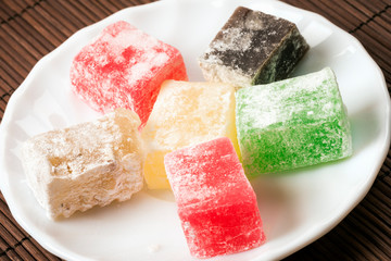 Turkish delight sweet dessert