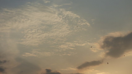 sky with clouds