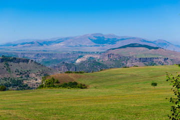 Beautiful panoramic view, Lori gorge, Armenia