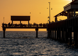 A visit to a pier on the Gulf of Mexico