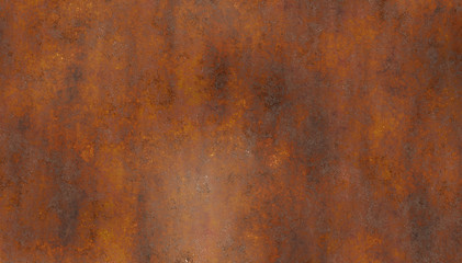 rusty metal panel plate