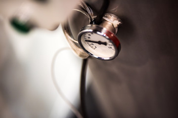 The pressure from the compressor