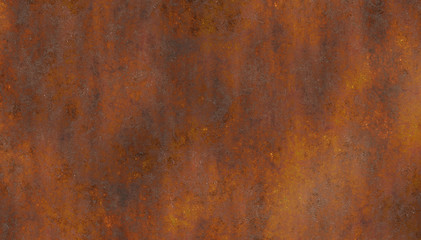surface of rusty metal