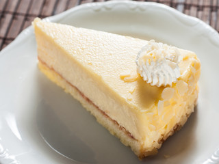 piece of delicious vanilla cake, A piece of Vanilla Cake