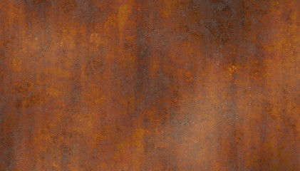 rusty metal wall