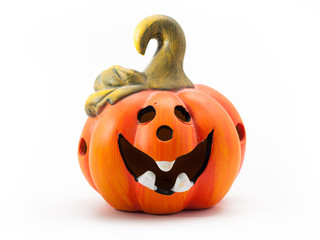 Scary Halloween pumpkin head