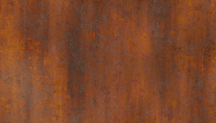 surface of rusty metal plate 