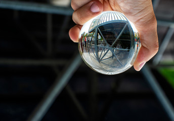 Metal arhitecture through the lensball
