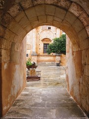 Fototapeta na wymiar Agia Triada Tzagaroli Monastery in in Chania region on Crete Island, Greece, Europe