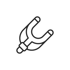 Slingshot vector icon