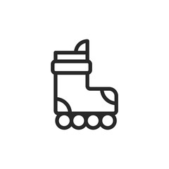 Roller skate vector icon