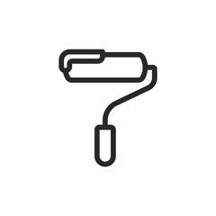 Paint roller vector icon