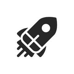 Rocket vector icon