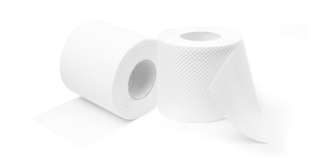 Two rolls of toilet paper to support hygiene.