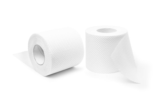 Two rolls of toilet paper to support hygiene