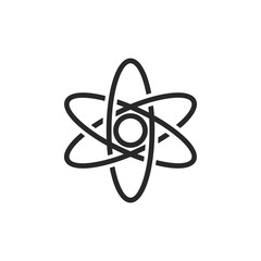 Atom vector icon