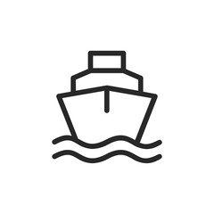 Ship vector icon