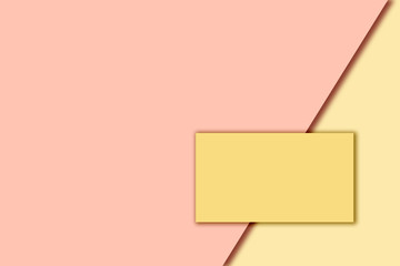 Business card blank over colorful background. Copy space for text.