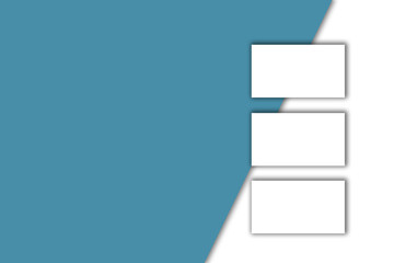 Business card blank over colorful background. Copy space for text.