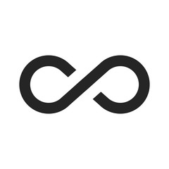 Infinity vector icon