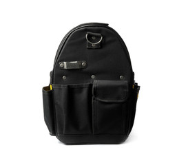 Fototapeta premium Empty bag for construction tools isolated on white