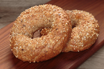 seeded bagels