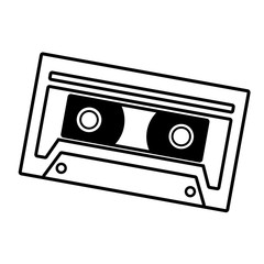 musical retro cassette