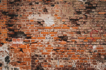 brick wall background - old brick stone wall -