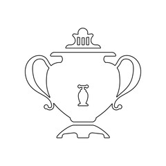 samovar icon. Element of Russia for mobile concept and web apps icon. Outline, thin line icon for website design and development, app development