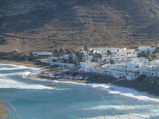 Obraz premium Cabo de Gata. Las Negras. Almeria, Andalusia,Spain