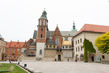 Fototapeta na wymiar Cathedral of St. Stanislav and Wenceslas.
