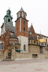 Fototapeta na wymiar Cathedral of St. Stanislav and Wenceslas.