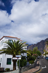 Fototapeta na wymiar Los Gigantes village in Tenerife Island
