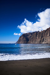 Fototapeta na wymiar Los Gigantes beach in Tenerife, Canary Islands