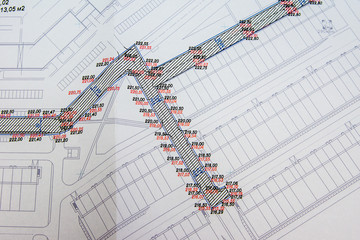executive topographical survey of the construction of intra-quarter passages, map