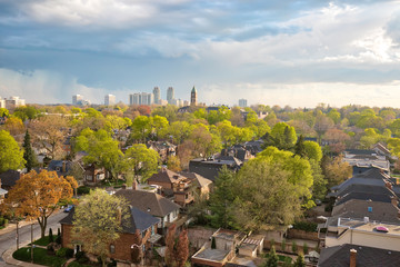Upscale Eglinton and Forest Hill residential area coveted by middle and upper class families as...