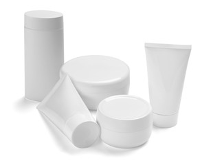  white cream container jar beauty moisturizer tube soap