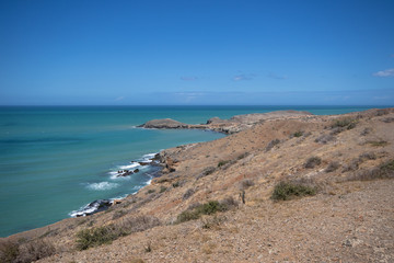 Fototapeta na wymiar Cabo de la Vela, Guajira, Colombia, mar, caribe, la costa, sur América, océano, playa