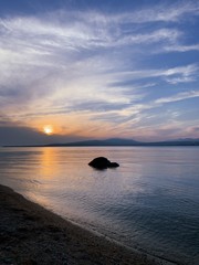 Obraz premium sunset on sea
