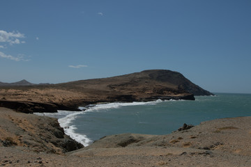 Fototapeta na wymiar Cabo de la Vela, Guajira, Colombia, mar, caribe, la costa, sur 