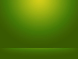 Abstract green background for web design templates, product studio room, christmas, valentine and business report with smooth gradient color. Green and yellow background.