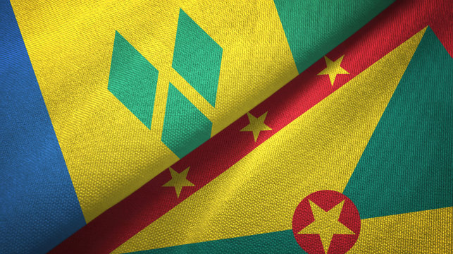 Saint Vincent and the Grenadines and Grenada two flags