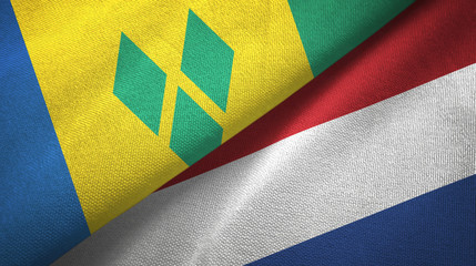 Saint Vincent and the Grenadines and Netherlands two flags