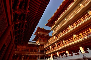 Fototapeta na wymiar Shanghai Temple
